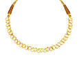 Pristine Gold Necklace Set with Stones 2