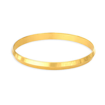 Elegant Minimalistic Gold Kada for Men