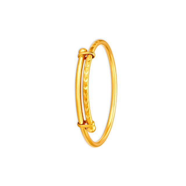 Twinkle Touch Gold Bangles for Kids