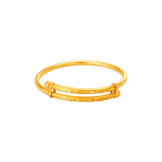 Radiant Delight Gold Bangles for Kids 2