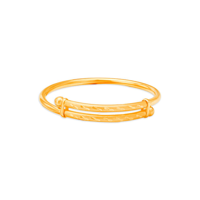 Classic Gold Bangle for Kids,,hi-res 2