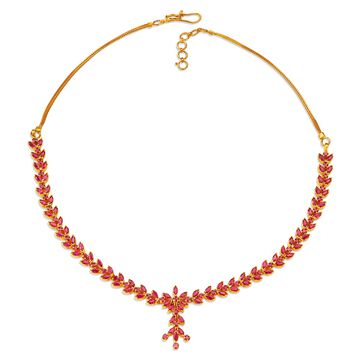 Tarana Ruby Necklace