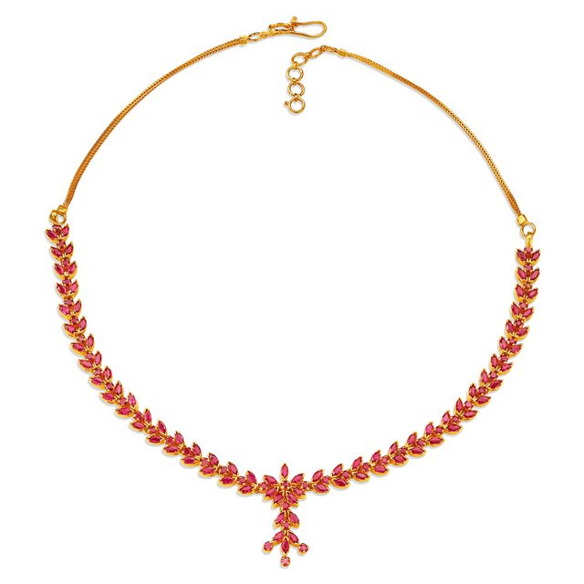 Tarana Ruby Necklace 
