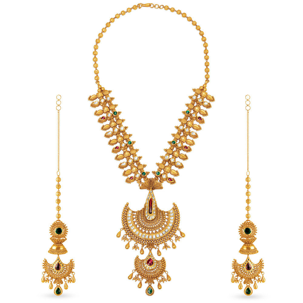 Best gold necklace set top