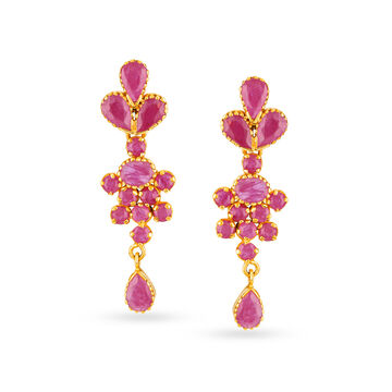 Floral Drop Earrings