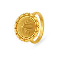 Concentric Gold Traditional Finger Ring,,hi-res 