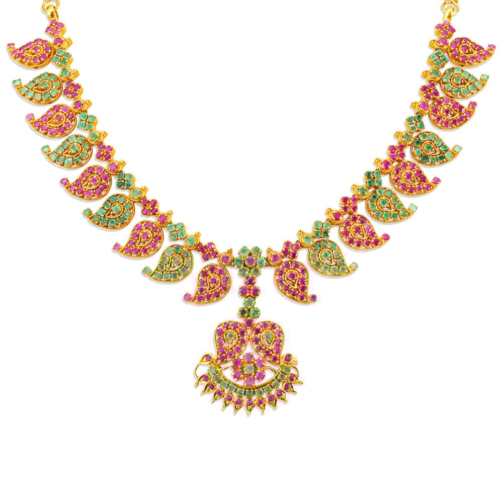 Tanishq emerald necklace price hotsell