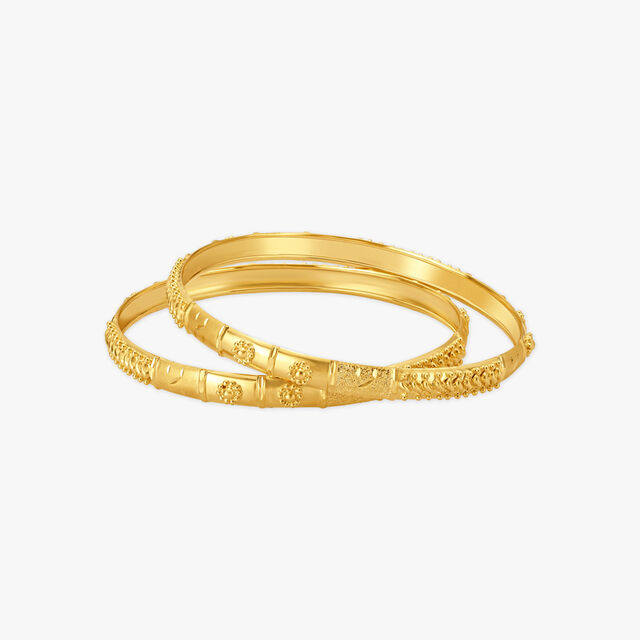 Delicate Gold Bangles