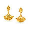 Traditional 22 Karat Yellow Gold Triangular Drops,,hi-res 