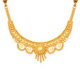 Ornate Gold Necklace Set for the Bengali Bride,,hi-res 2
