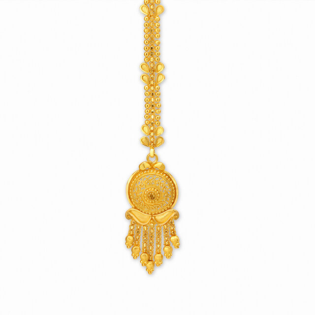 Stunning Intricate Maang Tikka,,hi-res 
