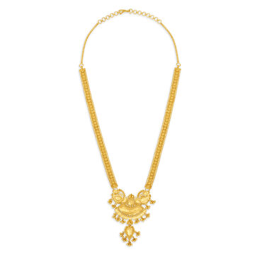 Majestic Gold Necklace for the Bengali Bride
