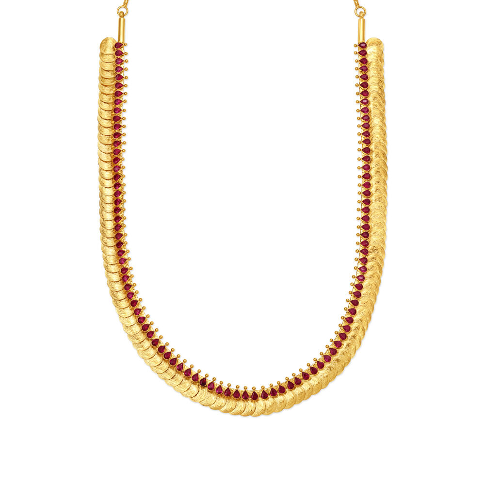 Buy Magnificent Lakshmi Kasu Necklace at Best Price Tanishq UAE