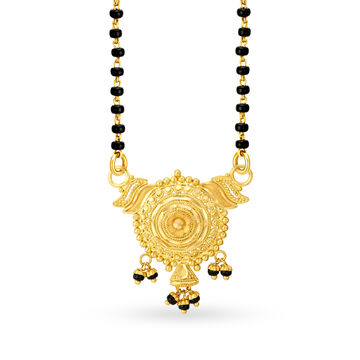 Captivating 22 Karat Yellow Gold Mangalsutra Pendant