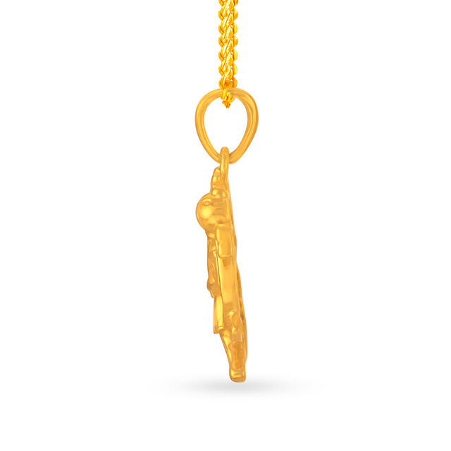 22 Karat Yellow Gold Hanuman Pendant 2