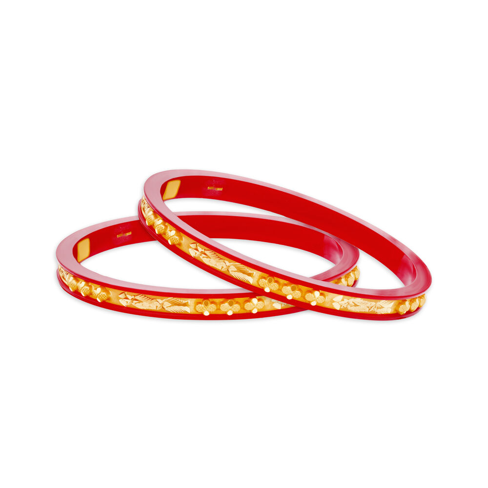 Tanishq gold pola bangles discount