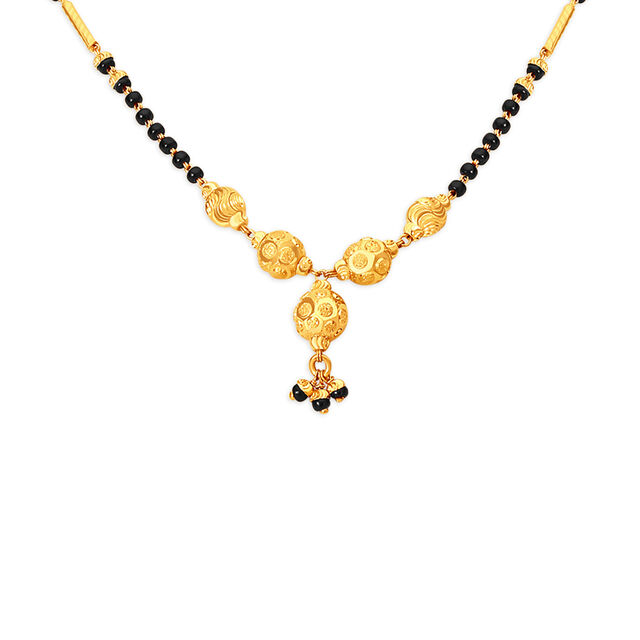 Gold Bead Mangalsutra,,hi-res 