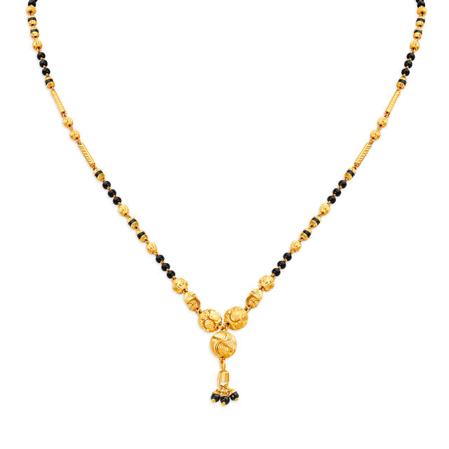 Slender Radiant Gold Mangalsutra 2