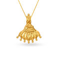 Enchanting Gold Thali Mangalsutra Pendant 