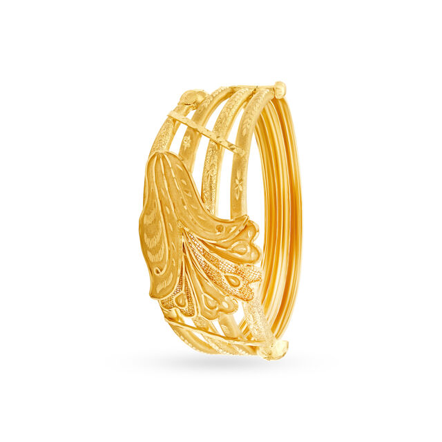 Ethereal Gold Bangle,,hi-res 2