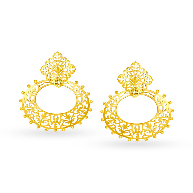 Ethereal Gold Drop Earrings,,hi-res 