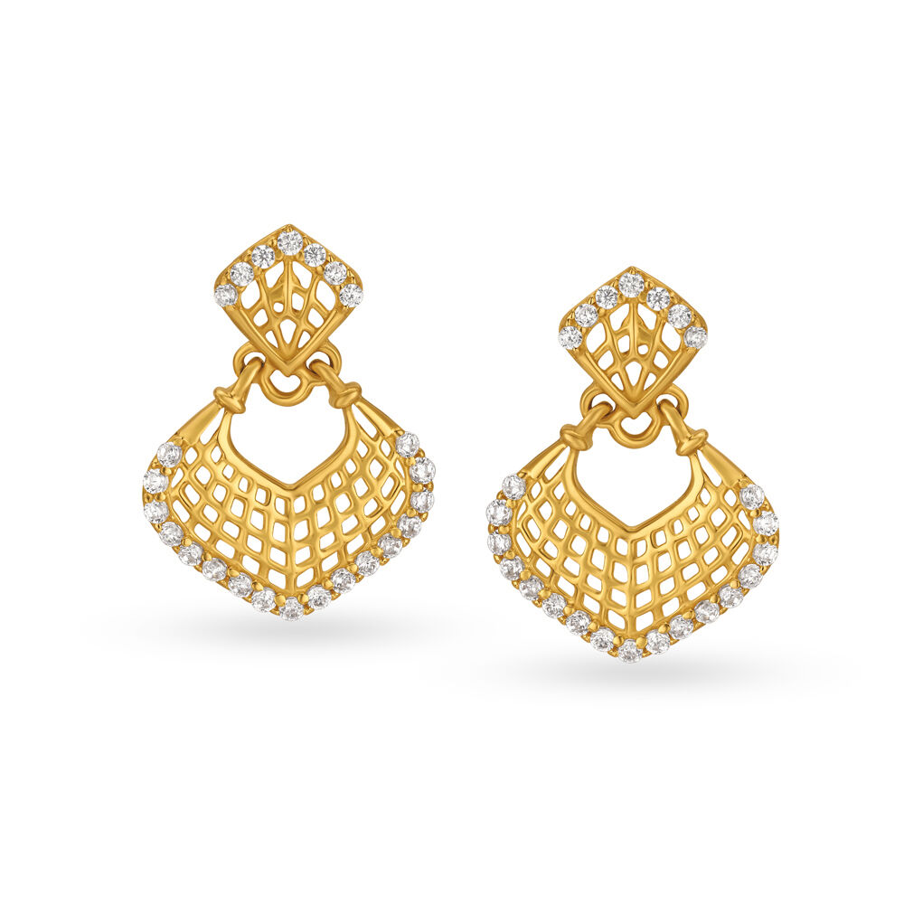 Buy Enticing Chandbali Earrings at Best Price Tanishq UAE