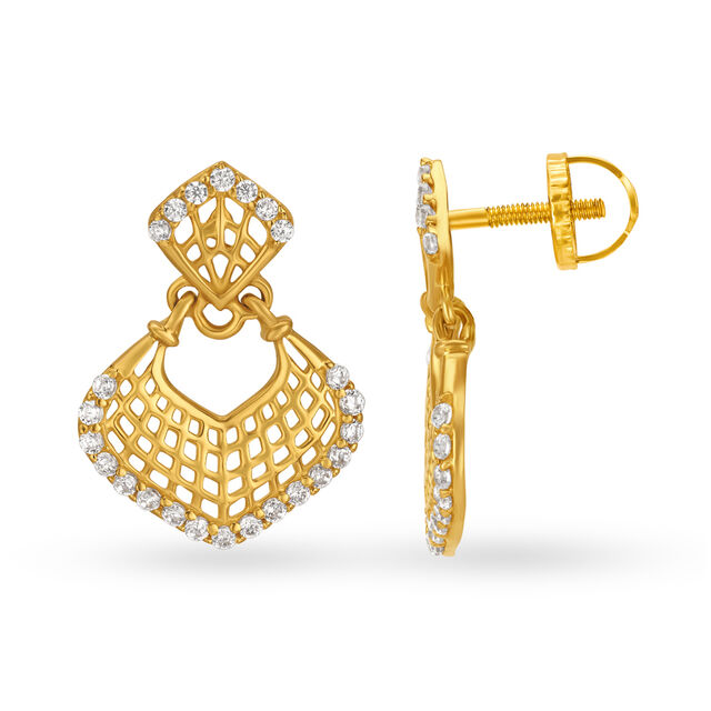 Enticing Chandbali Earrings,,hi-res 2