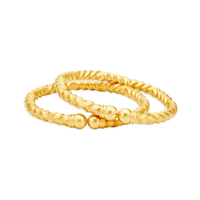 Artistic Traditional Gold Bangle 