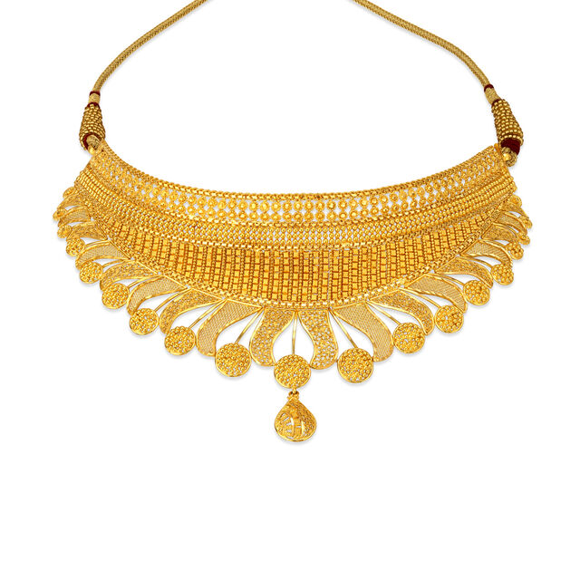 Fluid Grace Gold Necklace Set 3