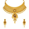 Vibrant Peacock Necklace Set,,hi-res 2