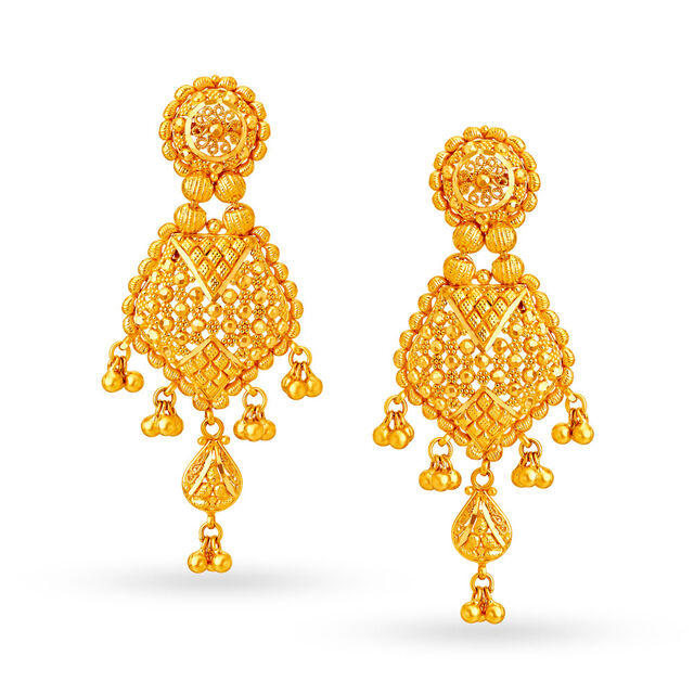 Alluring Gold Necklace Set for the Maharashtrian Bride,,hi-res