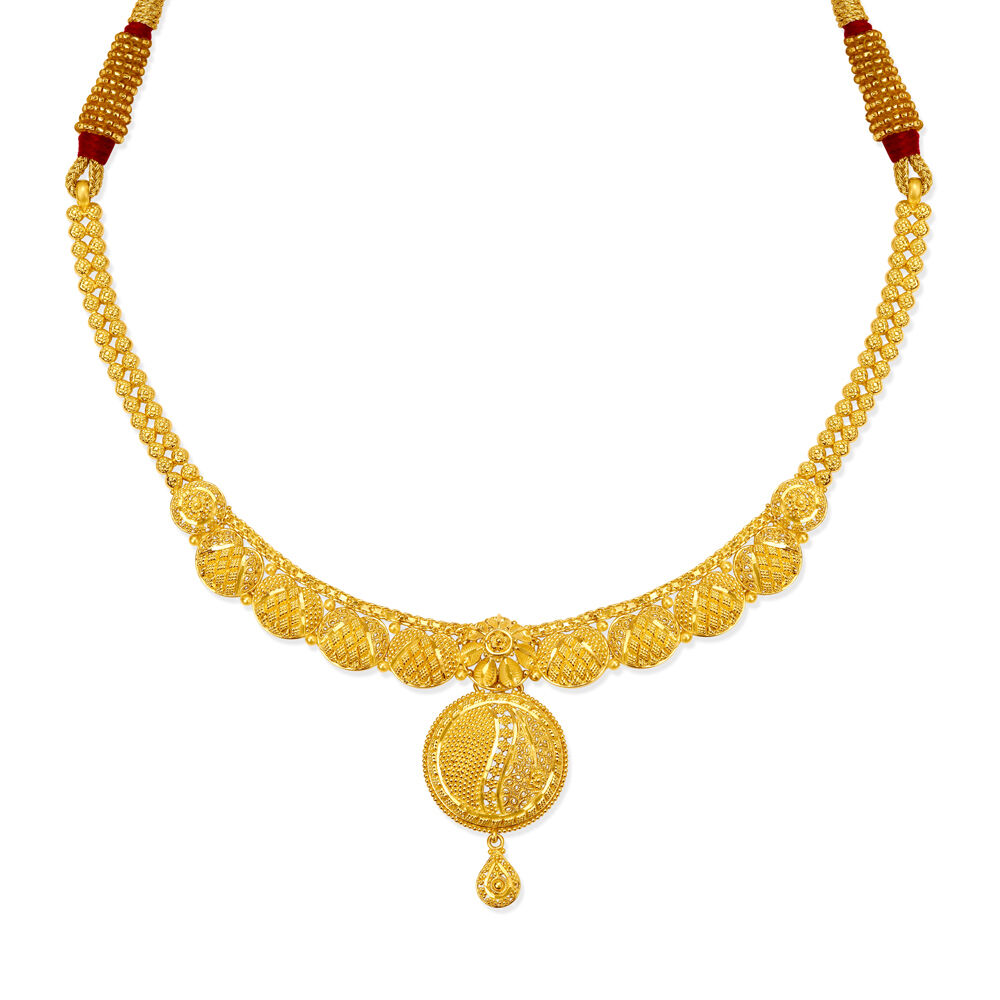 Gold filigree locket top