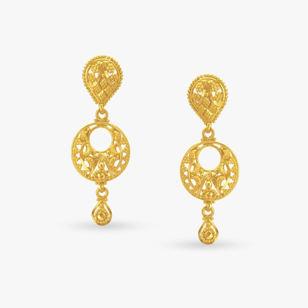 Tanishq chandbali with price discount