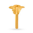 Decorated 22 Karat Yellow Gold Floral Ring,,hi-res 3