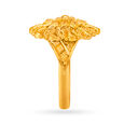 Ornate 22 Karat Yellow Gold Floral Beaded Ring,,hi-res 3