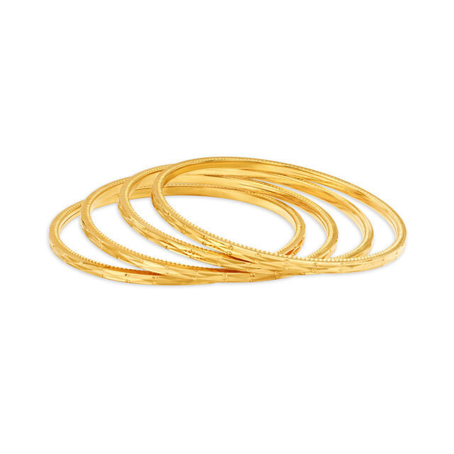 Artistic Gold Bangle 