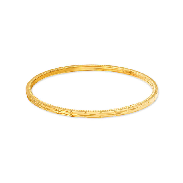 Artistic Gold Bangle 2