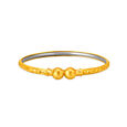 Stately Gold Bangle,,hi-res 