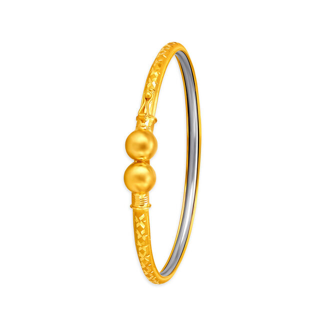 Stately Gold Bangle,,hi-res 2