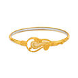 Regal Floral Gold Bangle 2