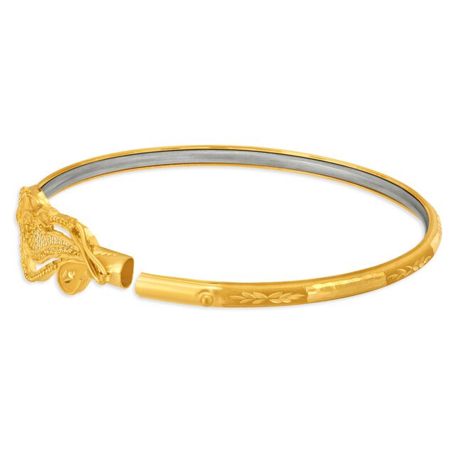 Regal Floral Gold Bangle 4
