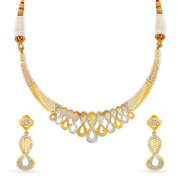 Enchanting Gold Necklace Set