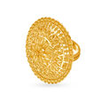 Intricate Gold Finger Ring 2