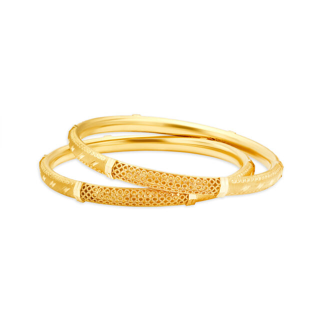Eclectic Gold Bangle 