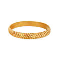 Astounding 22 Karat Yellow Gold Beaded Bangle,,hi-res 2