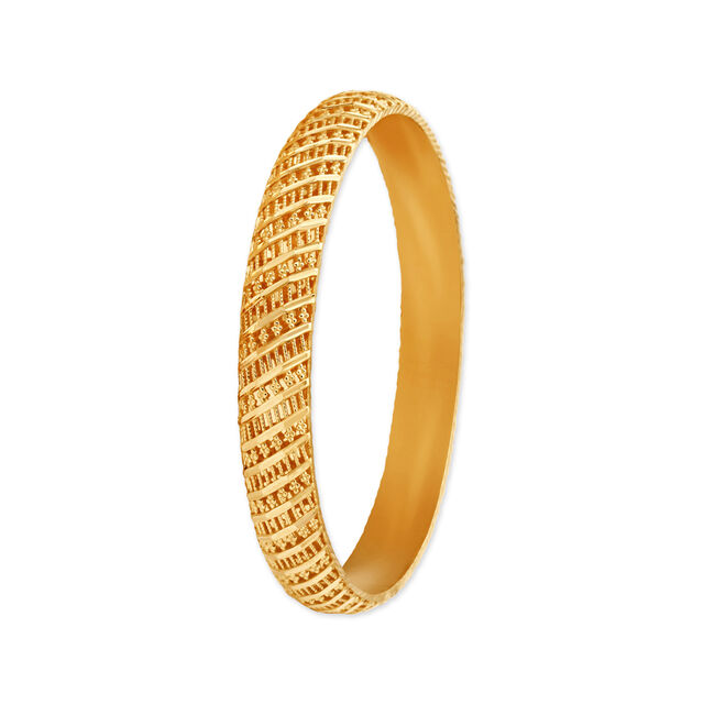 Astounding 22 Karat Yellow Gold Beaded Bangle,,hi-res 3