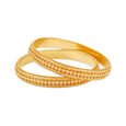 Shimmering 22 Karat Yellow Gold Navette Bangle,,hi-res 