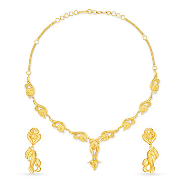 Radiant Gold Necklace Set