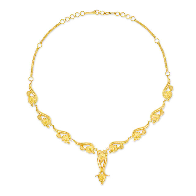 Radiant Gold Necklace Set