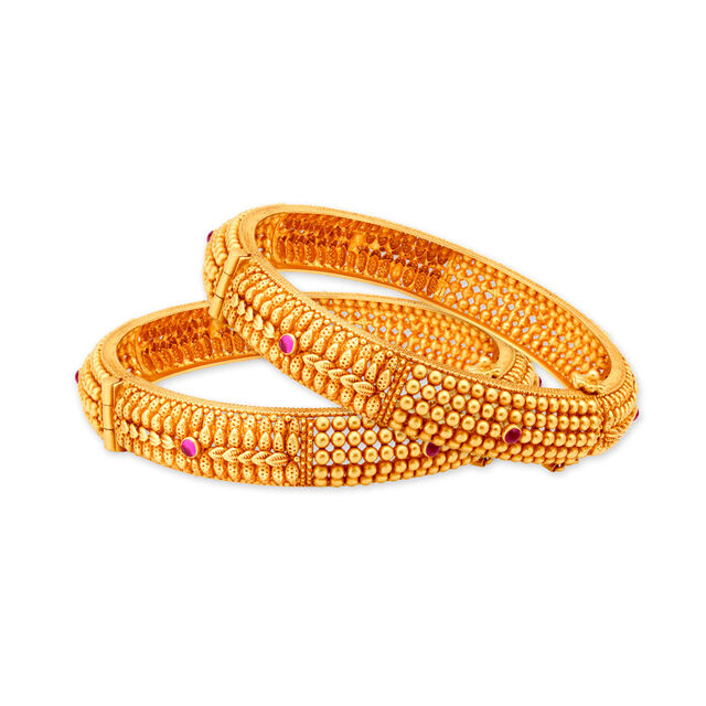 Marvellous Gold Bangle,,hi-res 